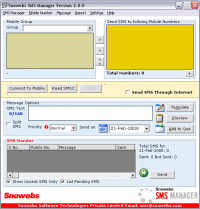 Screen Short of Bulk SMS Software
